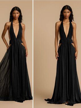 ARCINA ORI FLORENCE DRESS BLACK